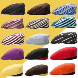 Beret Professional Chef Hat Catering Various Colourfull Chef