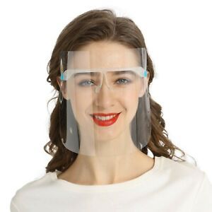 Peesnt Clear Plastic Glass Face Shields, 8 Lens and 4 Frames