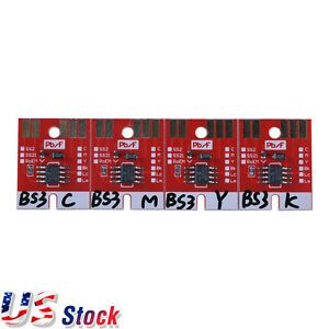 US Chip Permanent Set for Mimaki JV33 CJV30 BS3 Cartridge 4 Colors CMYK