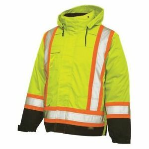 TOUGH DUCK S42651 3XL Tall Size Safety Parka, Black
