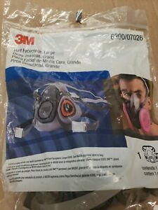 3M 6200 Large Half Facepiece Reusable Respirator New