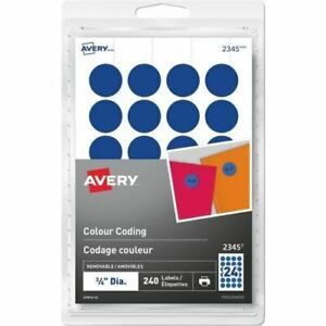 Avery® Removable Colour Coding Labels - AVE2345