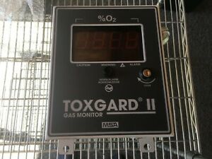 MSA Toxgard II Gas Monitor O2 Monitoring Detecting Safety - Used No Key