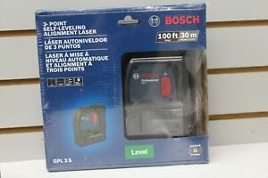 Bosch 3 Point Self-Leveling Alignment Laser GPL-3-S 100 Foot Range