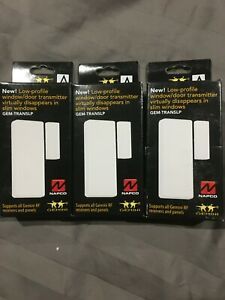 3 Napco Gemini Trans- LP Wireless Window/Door Transmitters