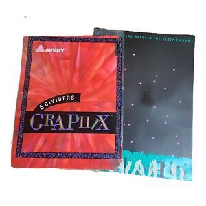 Vintage Avery Paper Dividers Graphix Bundle