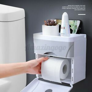Paper Towel Dispenser Wall Mounted Paper Holder Bathroom Toilet Tis