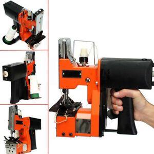 Portable Handheld Electric Bag Sewing Machine Sealing Sack Stitching Closer 110V
