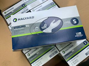 HALYARD STERLING SG NITRILE EXAM GLOVES. POWDER FREE. Size Small 250 Ct.
