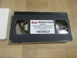 Bailey&#039;s Forestry Supply  Woodsman Tools II VHS Video Tape