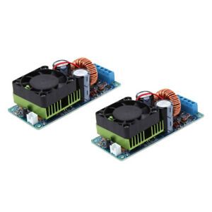 2 Pcs Mini HIFI Mono Audio Amplifier Board Module w/ Fan Set 500W Class D