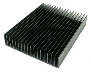 Extruded Aluminum Heatsink, 15-3/4&#034; x 12-1/8&#034; x 2-7/8&#034;