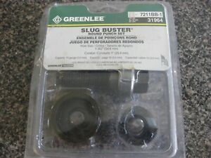 GREENLEE 31964 SLUG BUSTER ROUND PUNCH SET 7211BB-1 NIB