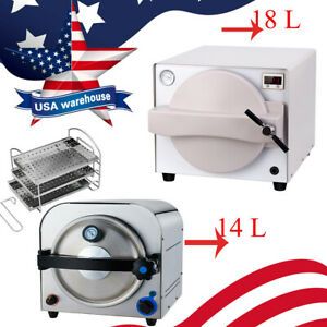 14 L/18 L Dental Autoclave Steam Sterilizer Clean Medical Sterilization Upgrated
