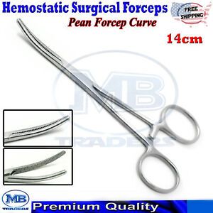 Surgical Hemostatic Locking Pean Artery Picking Dental Clamps Veterinary Forceps