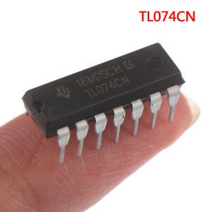 10PCS TL074CN new in-line DIP-14 four operational amplifierF W CL