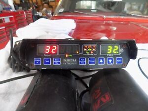 MPH PYTHON III (3) X BAND POLICE RADAR GUN W/2 ANTENNAS/REMOTE