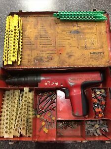 Hilti DX350 Powder Actuated Fastening &amp; Extras Cleaned &amp; Tested/working COMPLETE