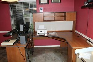 O&#039;Sullivan &#034;U&#034; shaped Workcenter Model 10952 Office Computer Desk WorkStation