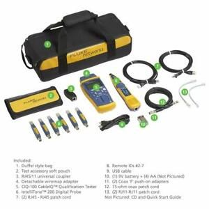 FLUKE NETWORKS CIQ-KIT CABLEIQ RESIDENTIAL QUALIFICATION TESTER ADVANCED IT KIT