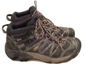 Keen Steel Toe Midtops F2413-11 Mens 9.5 D 42.5 3M Reflective Work Boots Low Top