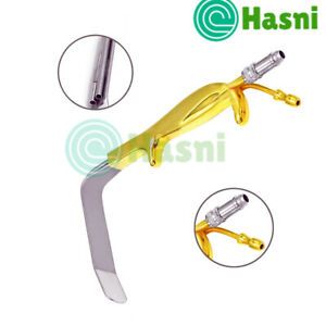 Ferriera Style Breast Retractor Fiber Optic Light Guide Suction Tube by Hasni