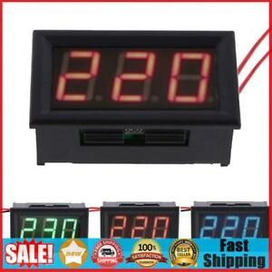 LED AC 30-500V Digital Voltmeter Home Use Voltage Display w/ 2 Wires