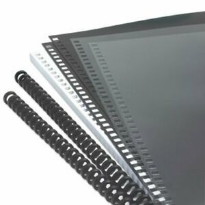 Gbc Instant Report Kit, 5/6&#034; Capacity, Clear/Black (GBC2515665)