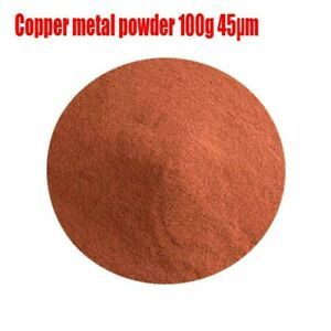 Cu Copper Metal Powder 100g 45µm (metallic Cu .Atomised / Atomized) 1 Pcs