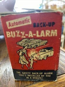 VTG Car Alarm &#034;AUTOMATIC BACK-UP BUZZ-A-LARM&#034; Sleetex Company