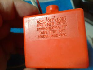 aines mfg Tones Test set. Model 140B