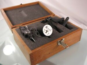 Federal EHE-1083 Electronic Gage Head KIT WITH ORIGINAL &#034;WOODEN CASE&#034;