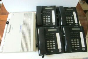 Pickup only!!--Panasonic KX-TA824 Hybrid Telephone System + 4 KX-T7731 Phones