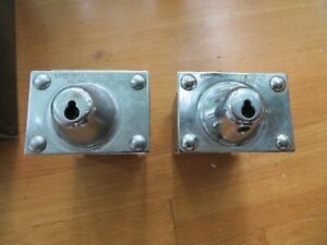 Pair Vintage Greenwald Ultra Guard Money Coin Box Vending Machine