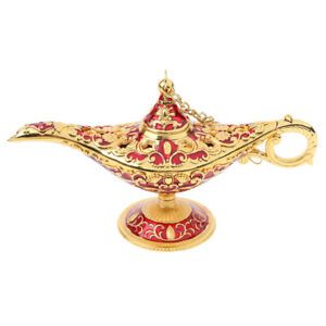 Vintage Magical Legend Aladdin&#039;s Genie Lamp for Home/Wedding Table Decoration,