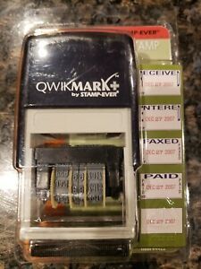 Quickmark By Stamp Ever Self-Inking 5 in 1 Date Stamp