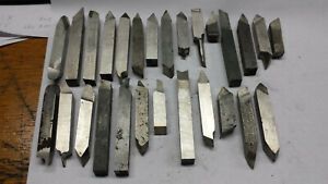 Assortment Of High Speed Steel Lathe Pre-ground Tool Bits 3/8&#034; Square