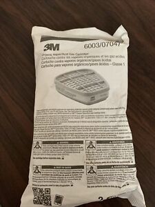 3M ORGANIC VAPOR/ACID GAS CARTRIDGE 6003/07047 LOT OF 4