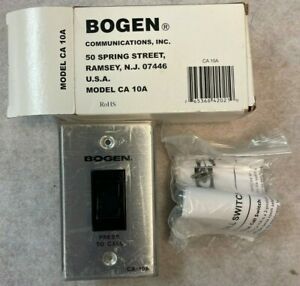 NOS Bogen CA10A 2 Position Call-In Switch, CA-10A, for PI35A &amp; SI35A Systems