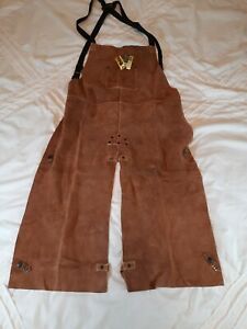 Steiner 92171 24x42 Leather Split Leg Apron Adjustable Cross Strap-Quick Release
