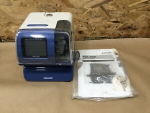 Amano PIX-200 Time Clock Time/Date Recorder NO CORD! #30A70PR2