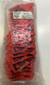 Qty 50! ATag Feedlot Ear Tags Blank - Red (3” Wide x 4-1/2” High) 26901-26950