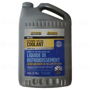 New Holland 1 Gal Premix 50/50 Extended-Life OAT Coolant Part # 73344307