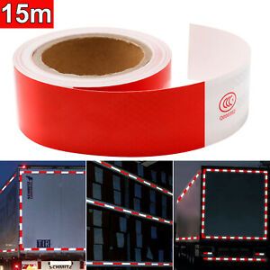 Safety Reflective Tape Self-adhesive Conspicuity Reflector Warning Sign 2inx15m