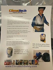 NEW Climatech AirVest Body Cooling Vest via Compressed Air