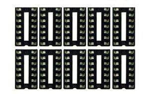10 x 14 pin DIP IC Sockets Adaptor Solder Type Socket