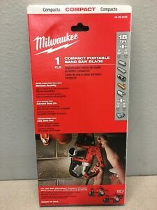 Milwaukee 48-39-0528 35.4&#034; L X 0.5&#034; W X 0.02&#034; thick Compact Band Saw Blade