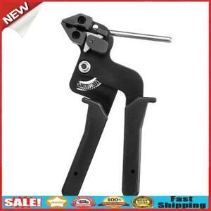 Stainless Steel Cable Tie Fasten Gun Pliers Crimper Tensioner Tool Metal Cutt @