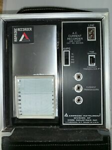 Amprobe 300 SVA 3 phase Current Chart Recorder 15/60/150/300 Amp