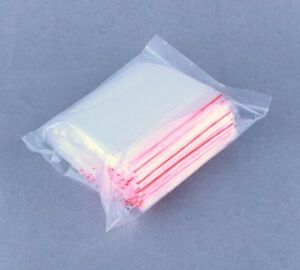 100 6X 9 CM&#034; Bags Clear 2MIL Poly BAG RECLOSABLE Plastic Small Baggies:
